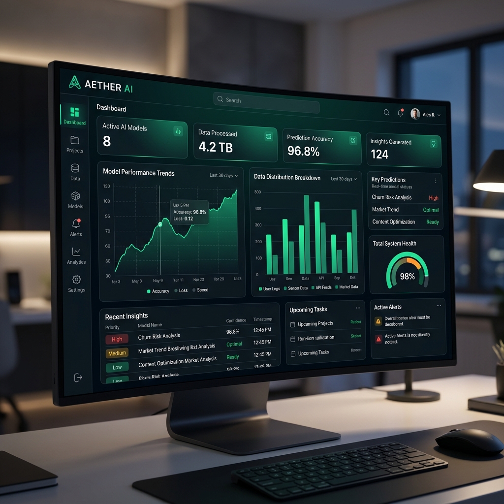 Nexus AI Analytics Dashboard UI/UX